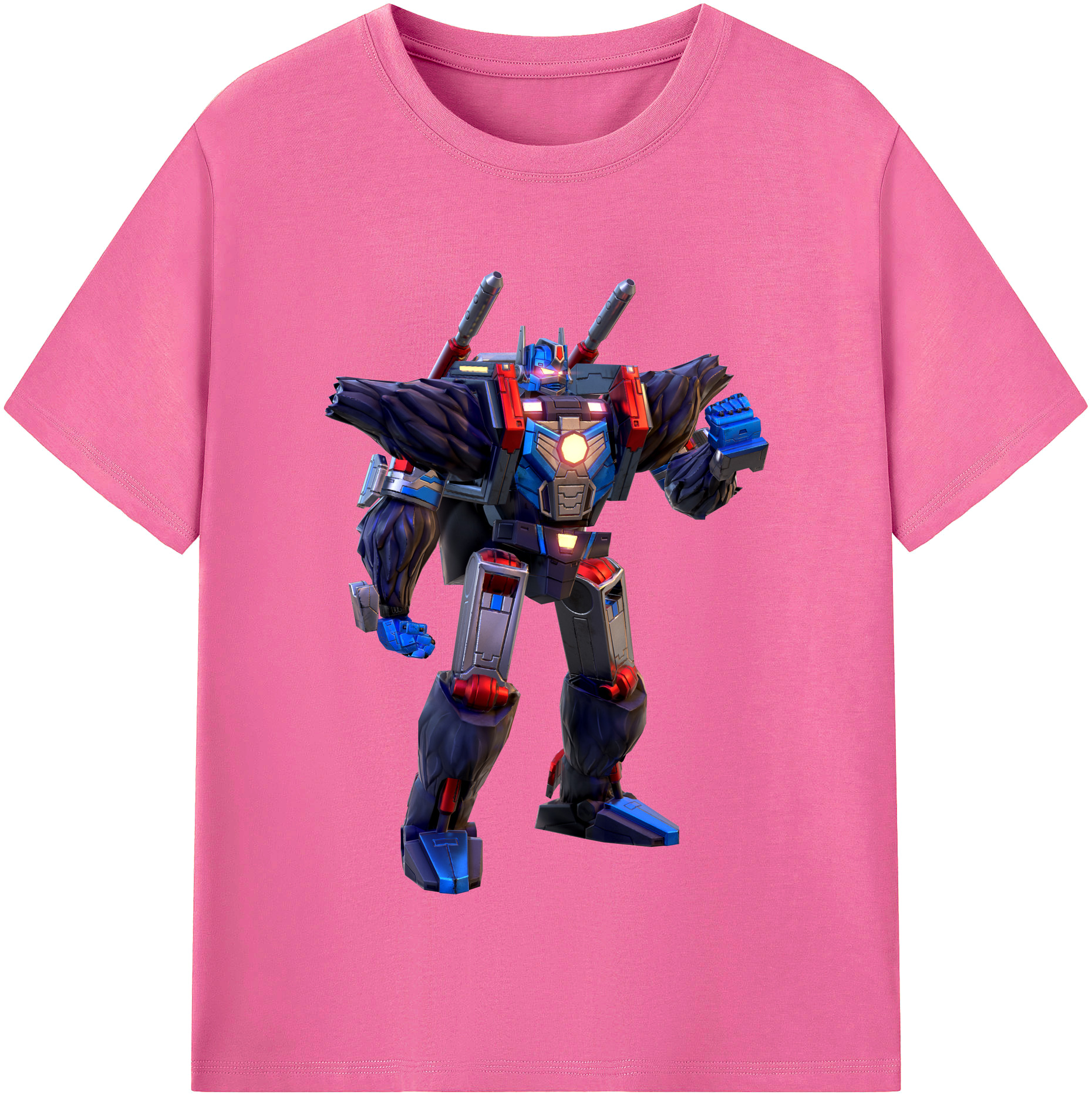 （画像用）  レディースカジュアルプリントTシャツ（綿100％）